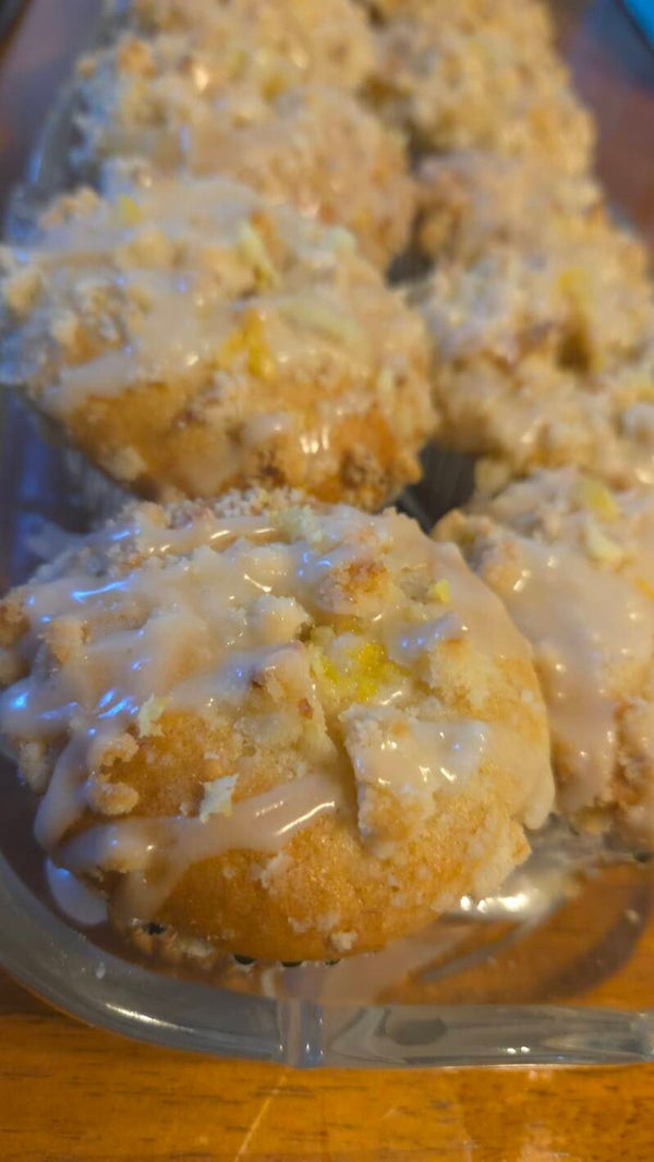 Lemon Streusel Muffins, Lemon Glaze