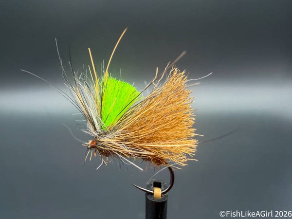 Le Sedge Yarn Mouche sèche ultra flottante pour la truite
