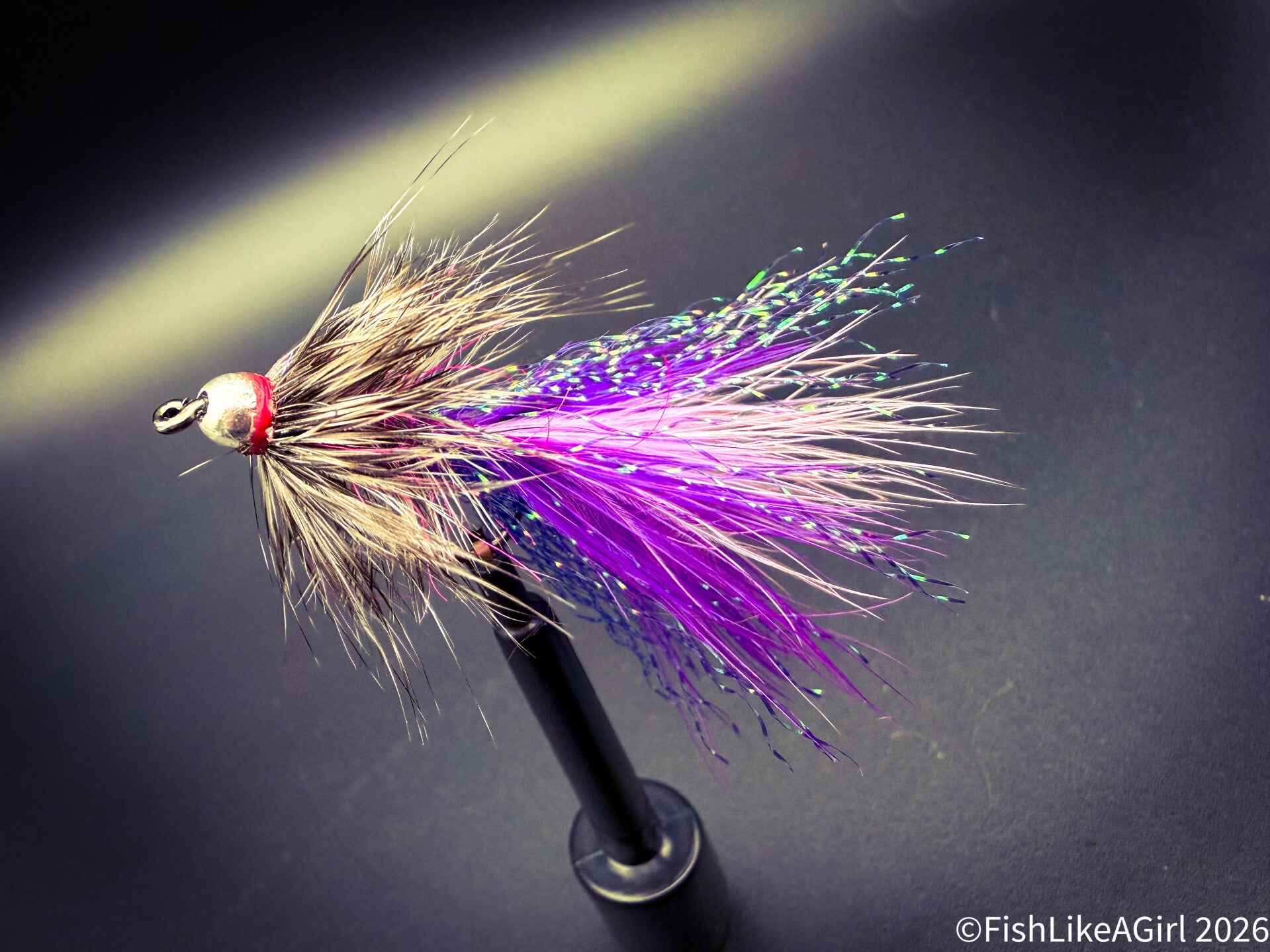 Violet Strike – Streamer tête plombée mer & rivière