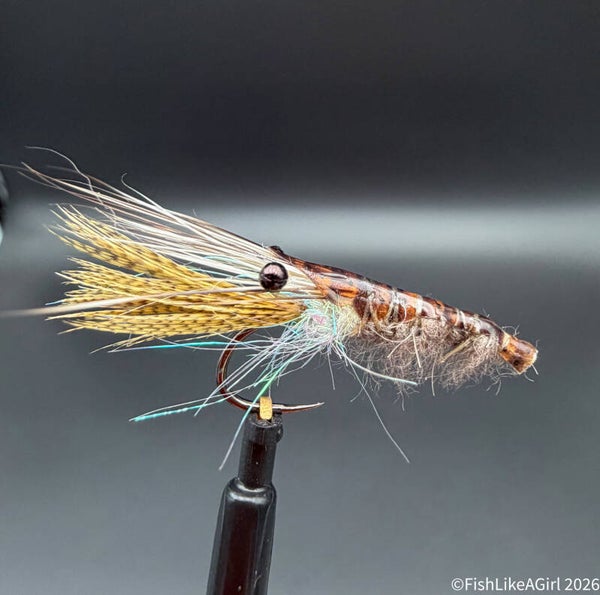 Sand Shadow Shrimp – Crevette réaliste pour truite de mer et bar