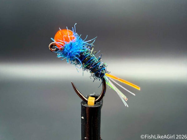 Orange Néon – Nymphe Attractrice Inspirée de Luboš Roza | FishLikeAGirl