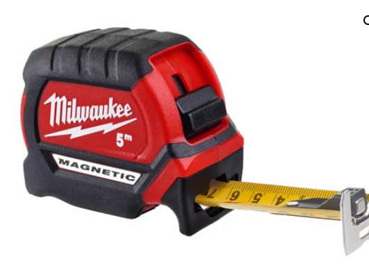 Milwaukee Magnetische Rolmaat 5m