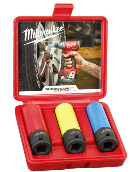 Milwaukee Set Autodoppen – 4932 4515 68 – 3 st.