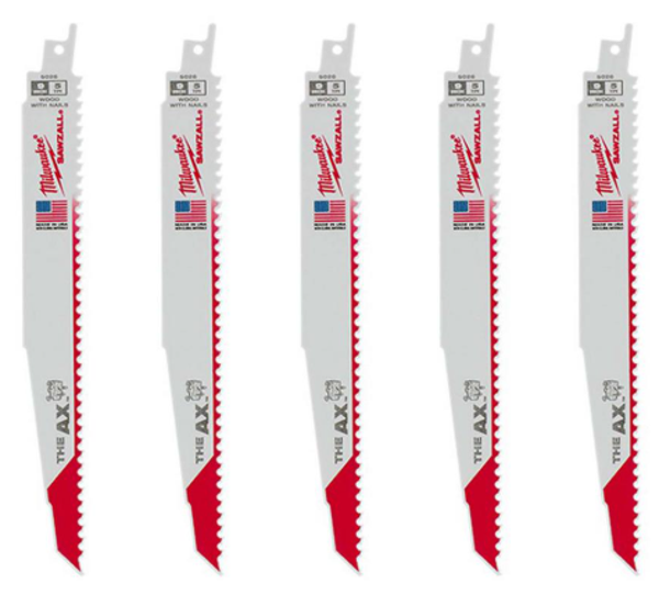 Milwaukee 48-00-5026 5TPI Sawzall 5x 229mm