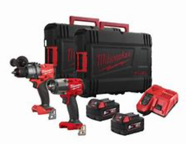 Milwaukee M18 FPP2F3-502X Powerpack M18 FPD3 + M18 FMTIW2F12 18V 5.0Ah in HD Box – 4933492518