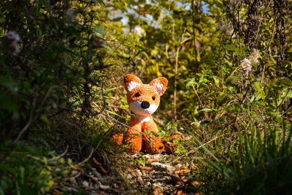 Gehäkelter Fuchs Welpen