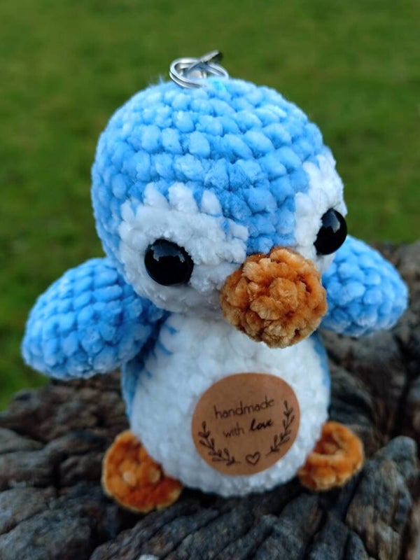 Gehäkelter Pinguin klein