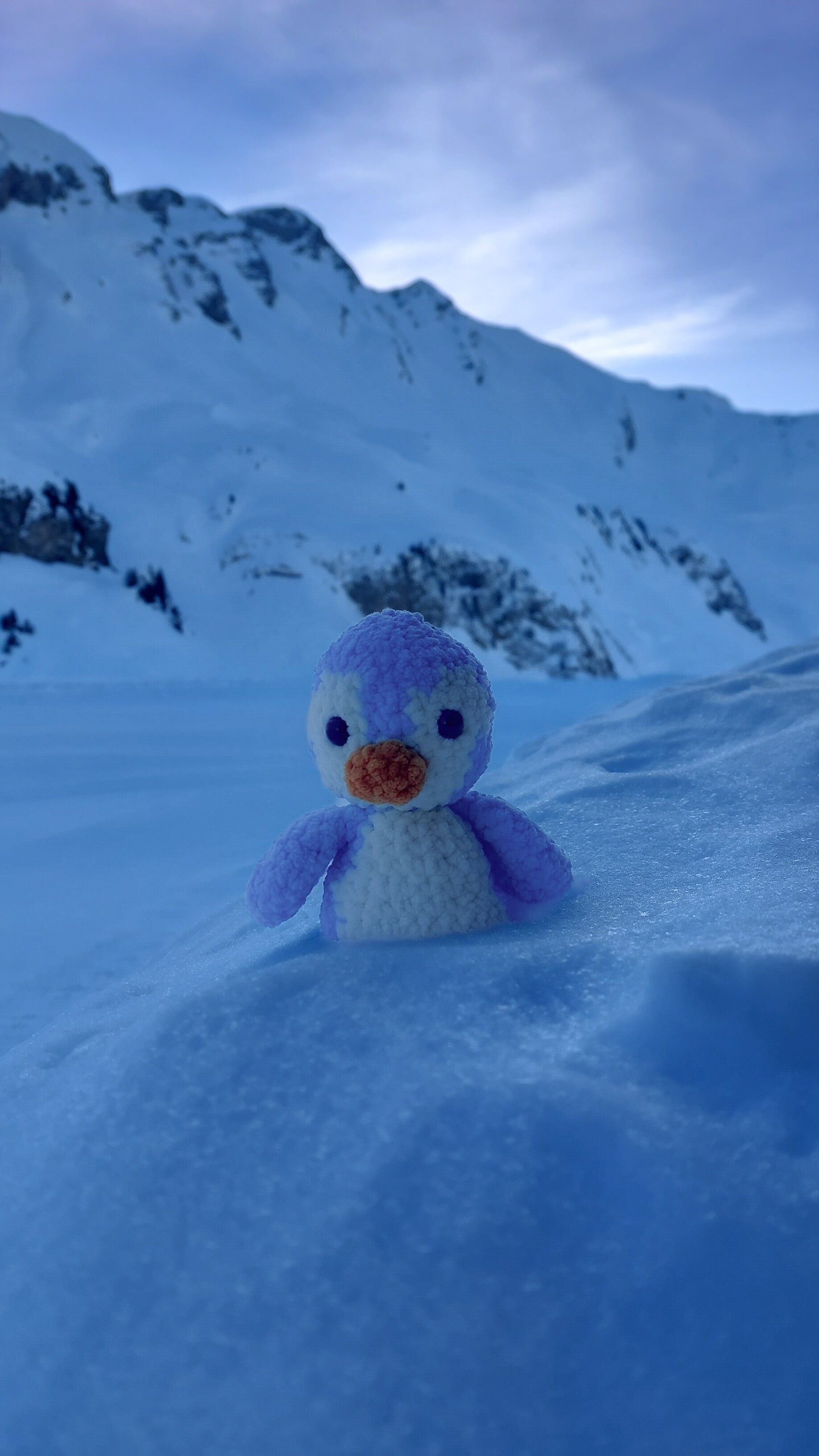 Gehäkelter Pinguin