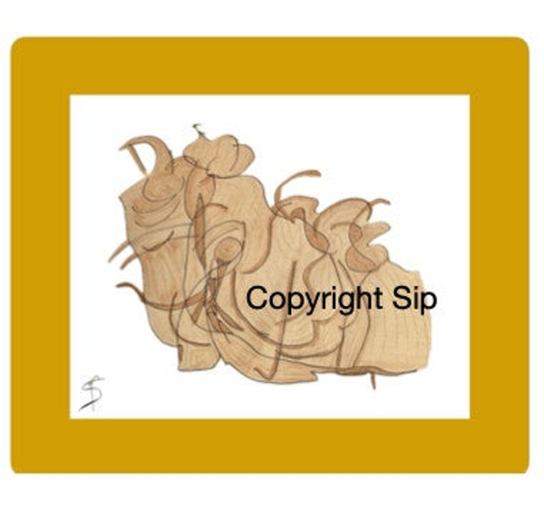 Warhorse 1 Print von Sip 2-75 ohne Rahmen