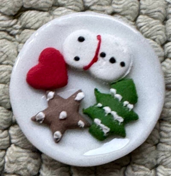 Weihnachtsguezli Porzellan