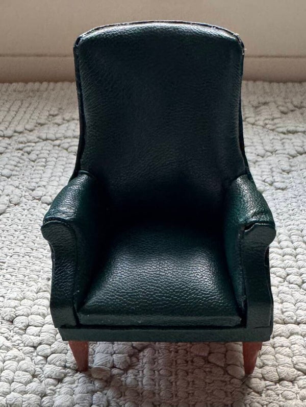 Ledersessel oder Ohrensessel