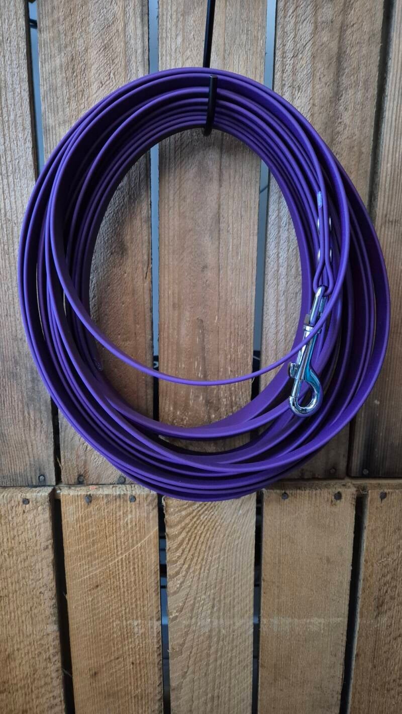 SALE - Low budget sleeplijn - 19mm - Paars - PVC - 10 meter - zonder handvat