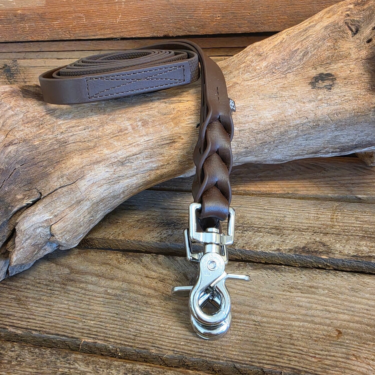 SALE - Teugels Lichte Grip - Choco (donkerbruin) - 2,50 meter - 16mm breed