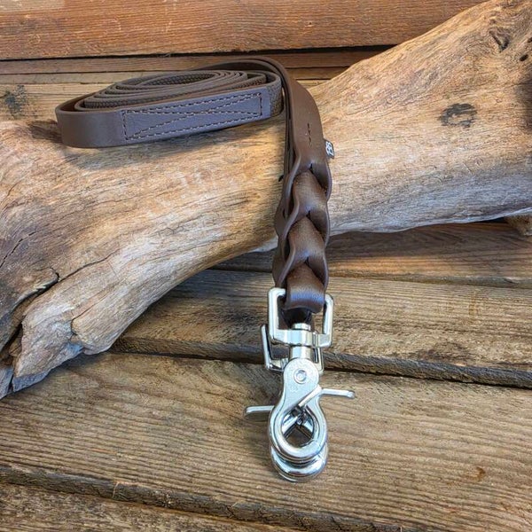 SALE - Teugels Lichte Grip - Choco (donkerbruin) - 2,50 meter - 16mm breed