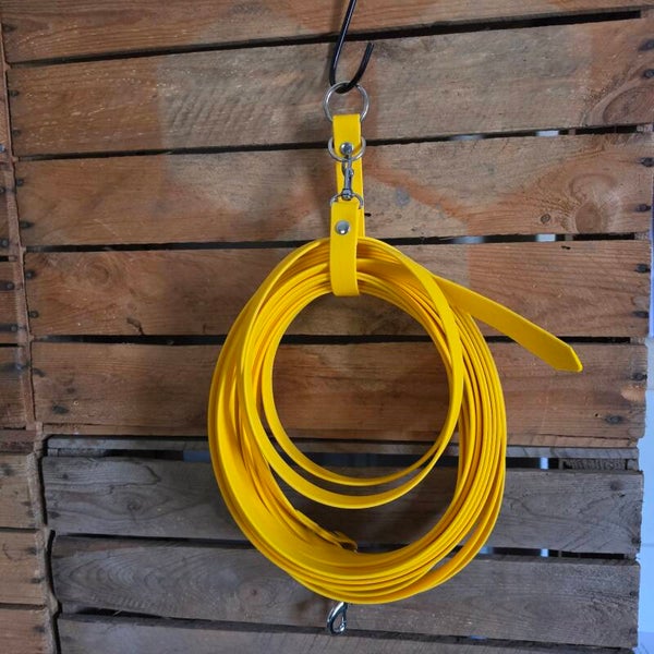 SALE - Low budget sleeplijn - 19mm - Goudgeel - PVC - 10 meter - zonder handvat