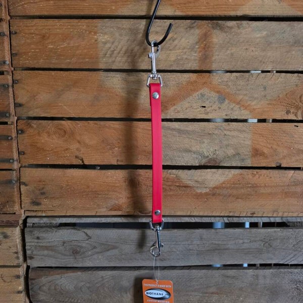 SALE - Bilkoord - Dekensingel - Anti-bokriempje - Rood - 33,5 cm - 16mm - RVS
