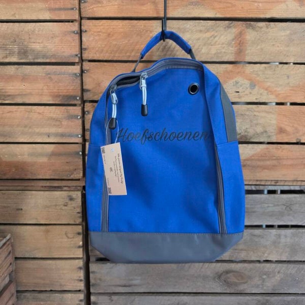 SALE - Hoefschoentas - Waterbestendig - multifuncionele tas - bedrukt - Koningsblauw