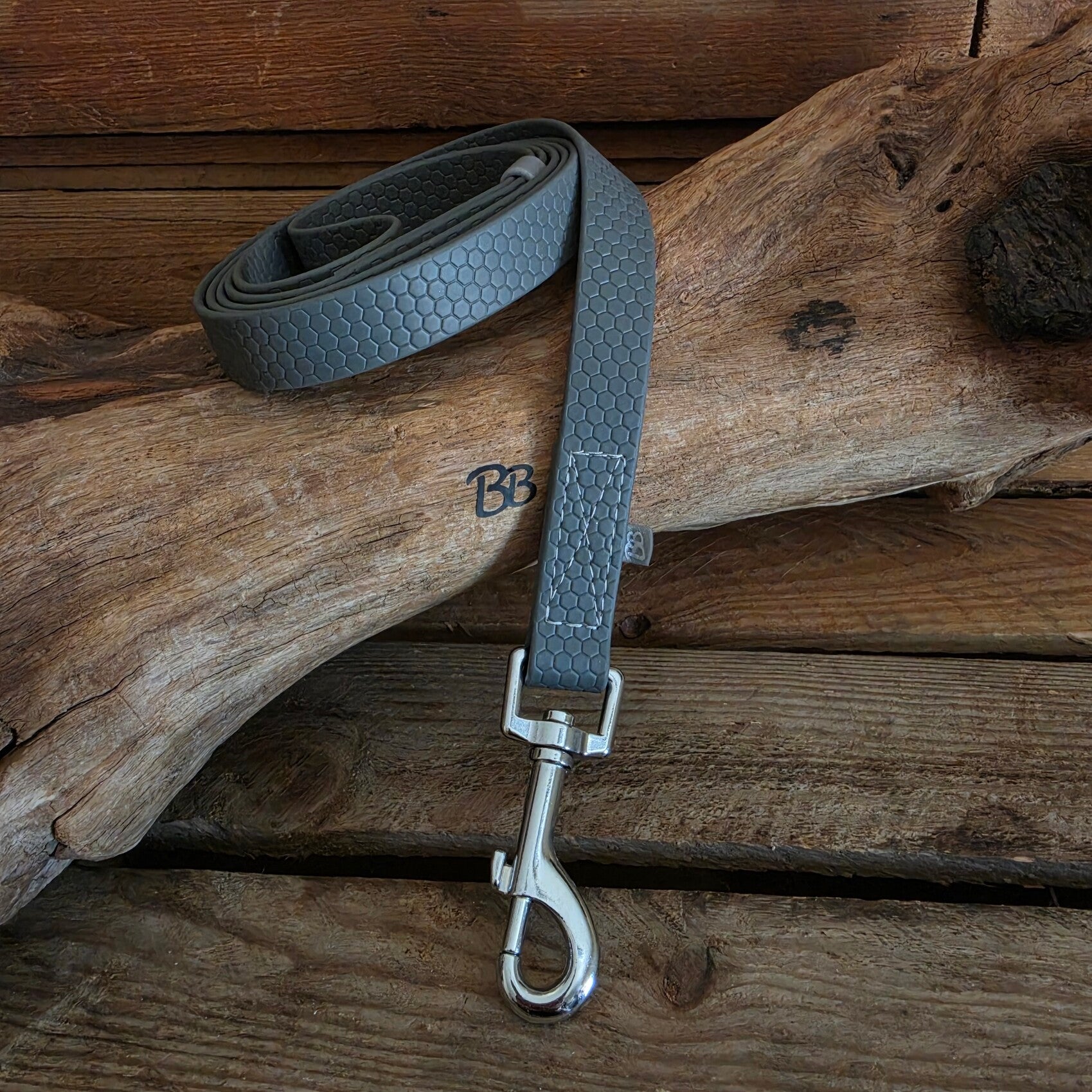 SALE - Lichte Grip grondwerklijn - Muisgrijs - RVS - 19mm - 1,50 meter - met handvat