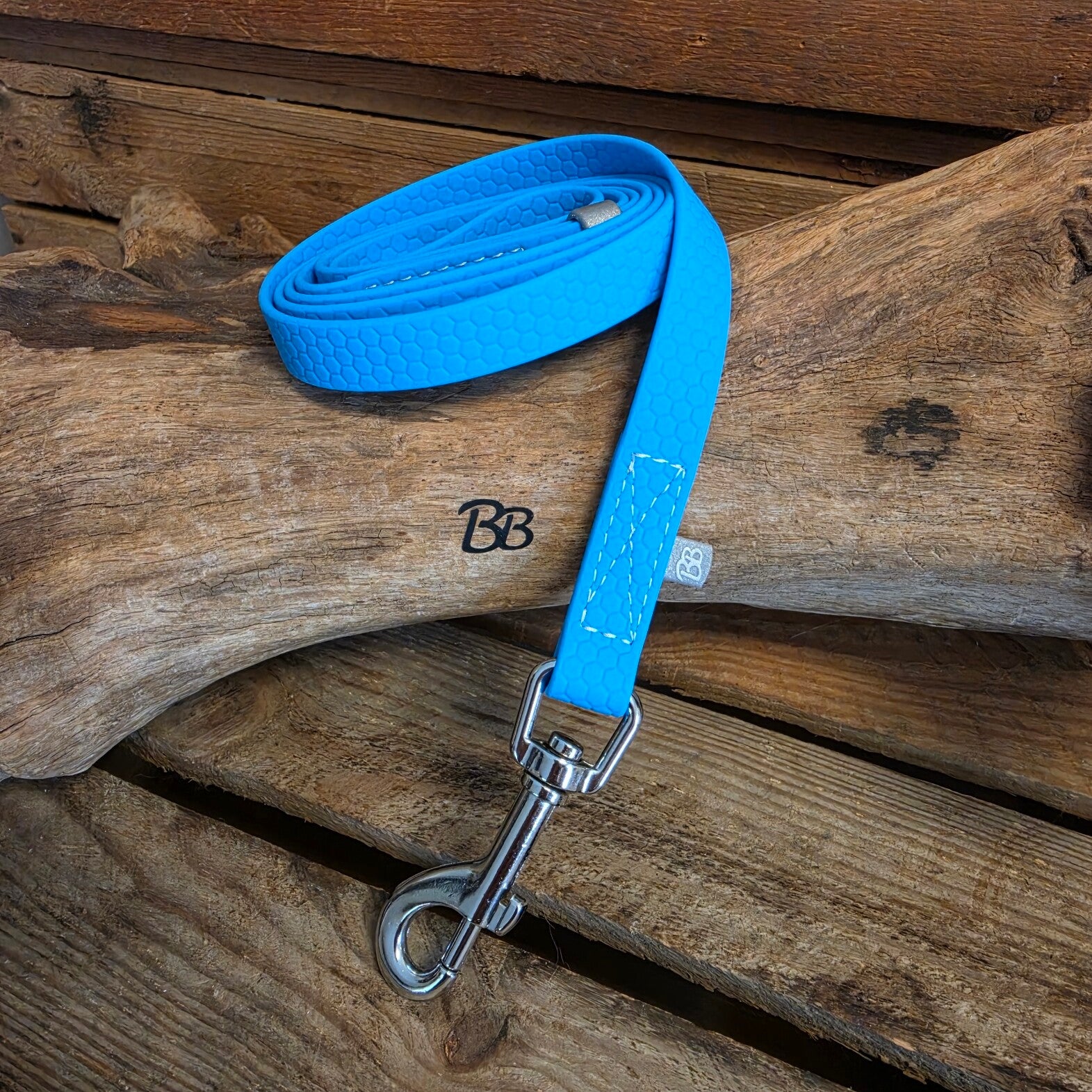 SALE - Lichte Grip grondwerklijn - Oceaanblauw - RVS - 16mm - 1,2 meter - met handvat