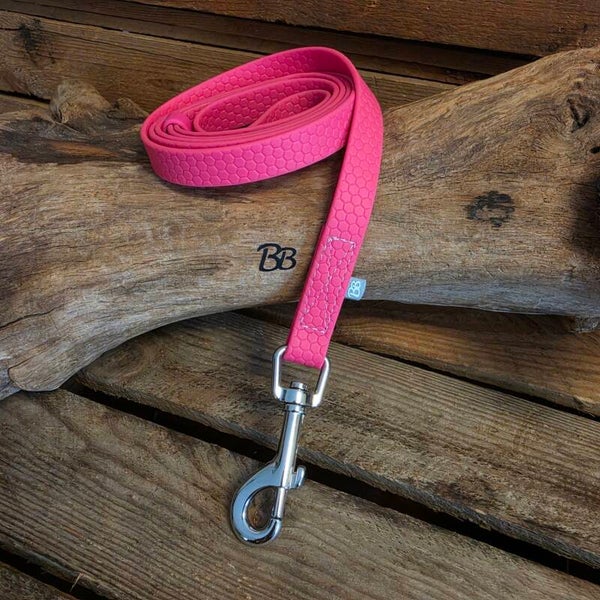 SALE - Lichte Grip grondwerklijn - Dieproze - RVS - 16mm - 1,8 meter - met handvat