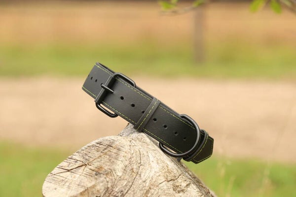 By Ben - Brede Halsband BioThane®  - Brede halsband met rolgesp - 38mm breed