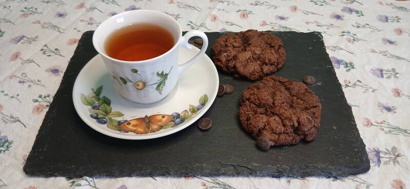 Dubbel chocochip koeken