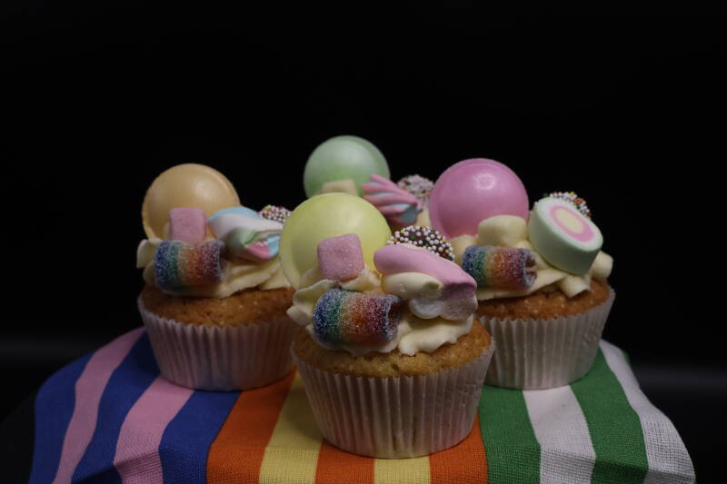 Feest/snoep cupcakes