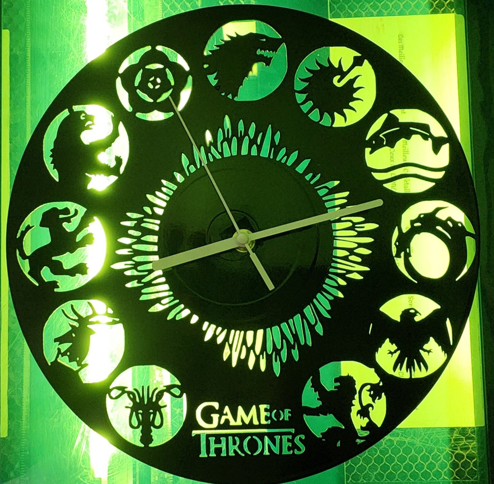 HORLOGE VINYLE "GAME OF THRONES"