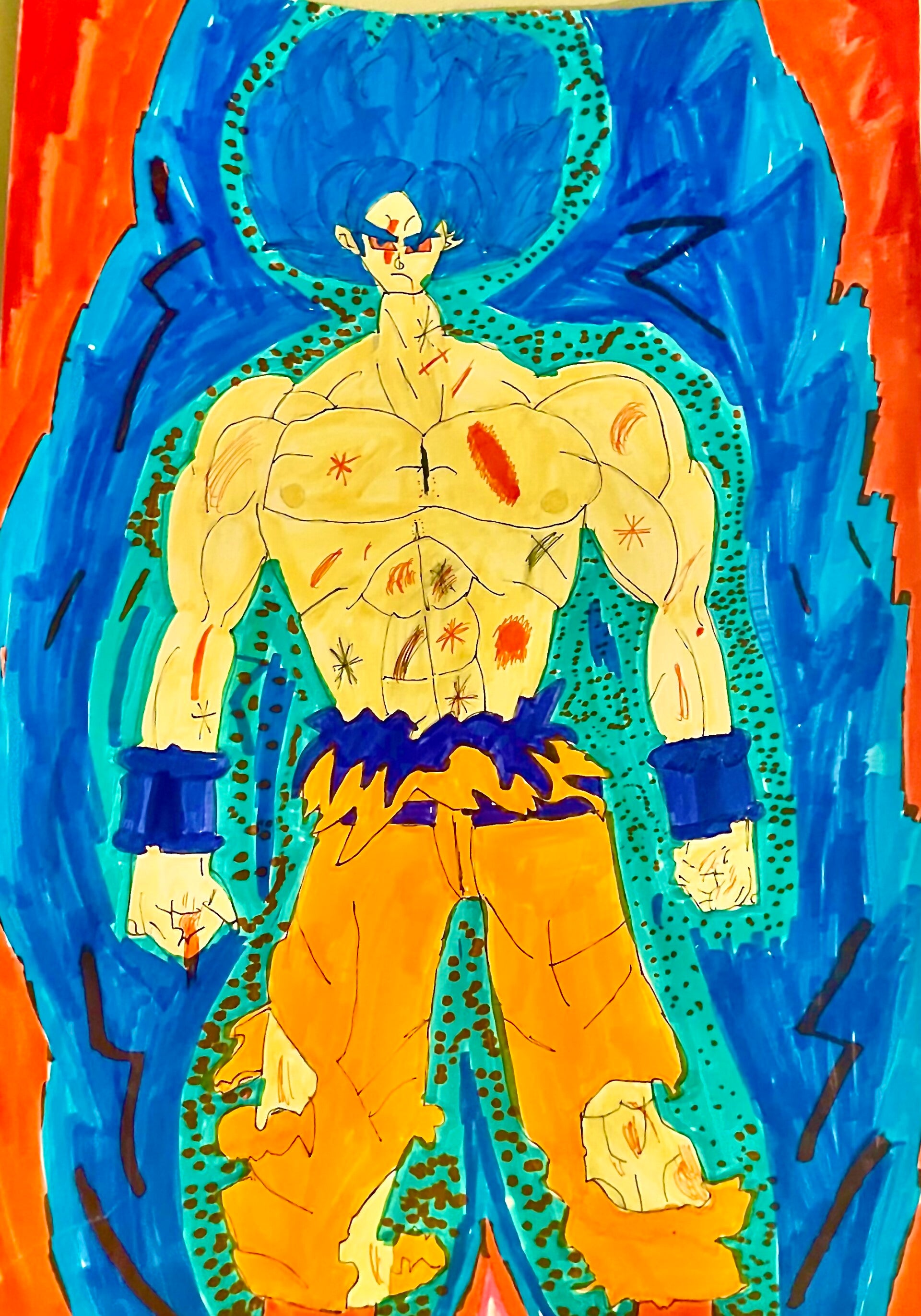 Ssj blue kio ken goku