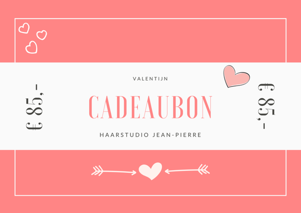 Cadeaubon Valentijn € 85,-