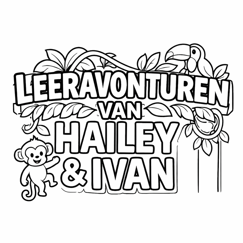 Leeravonturen Kleurplaten