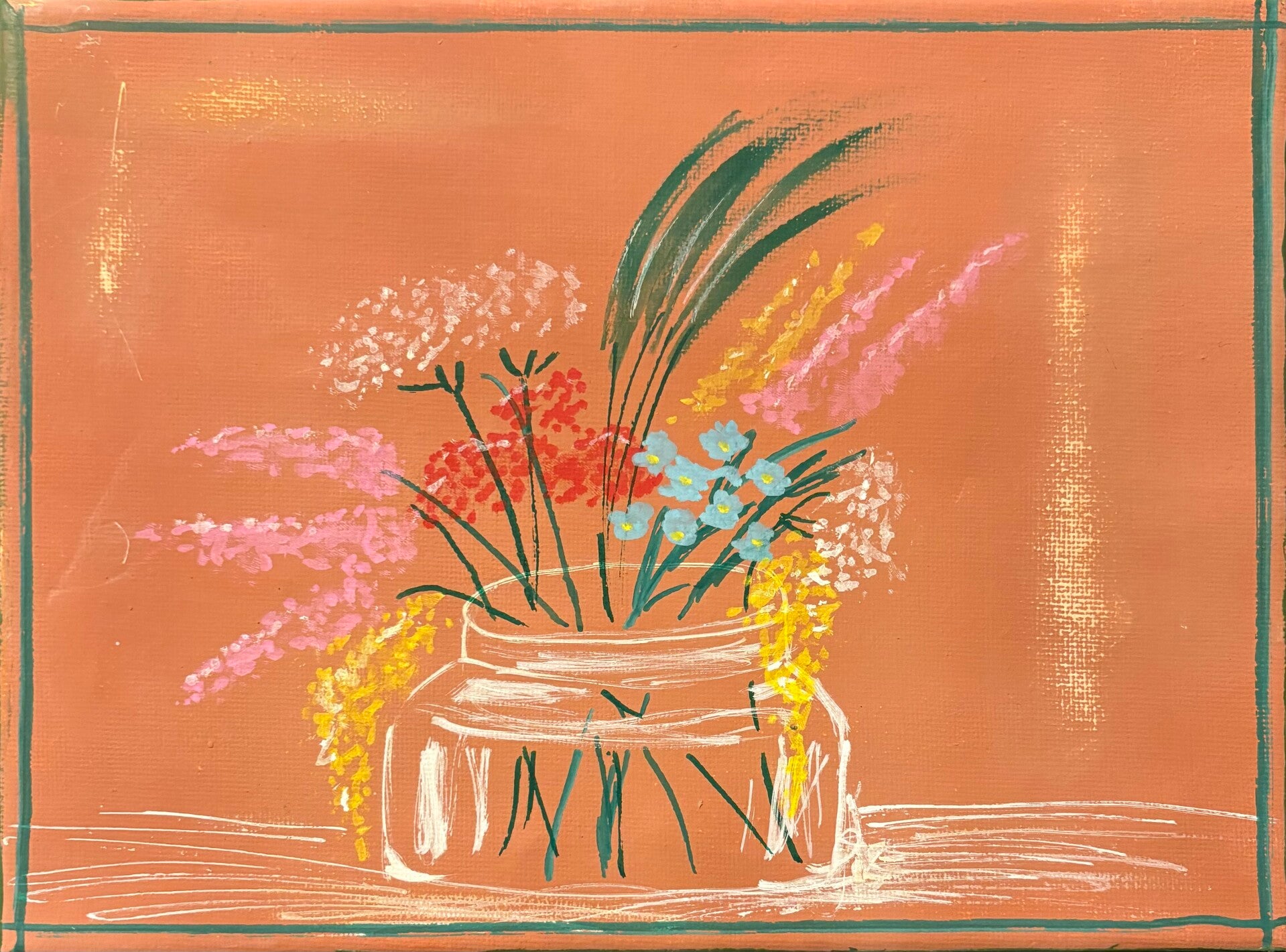 Wildflowers in a Jar