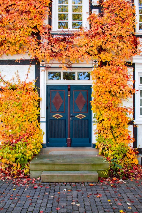 Haustür in der Burgstraße in Neheim