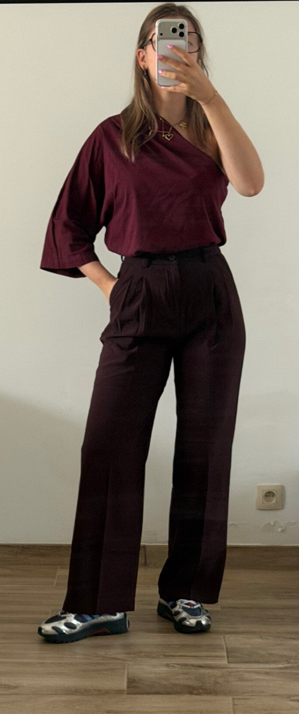 Pauline trouser - Bordeaux