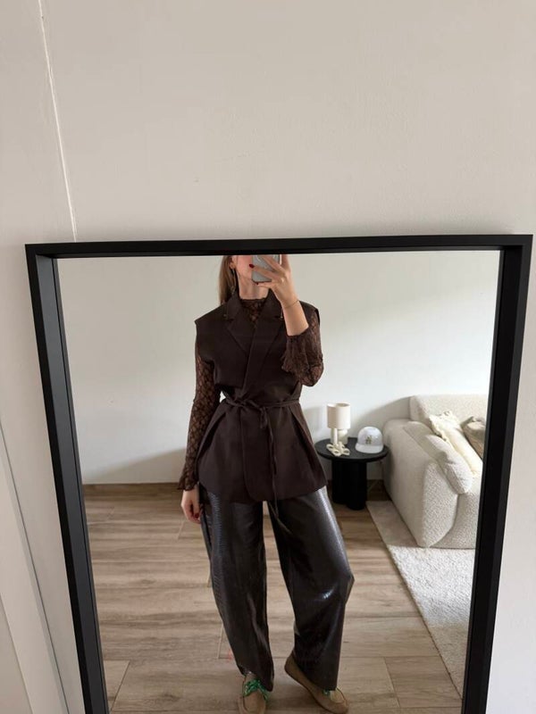 Lenka blazer - brown