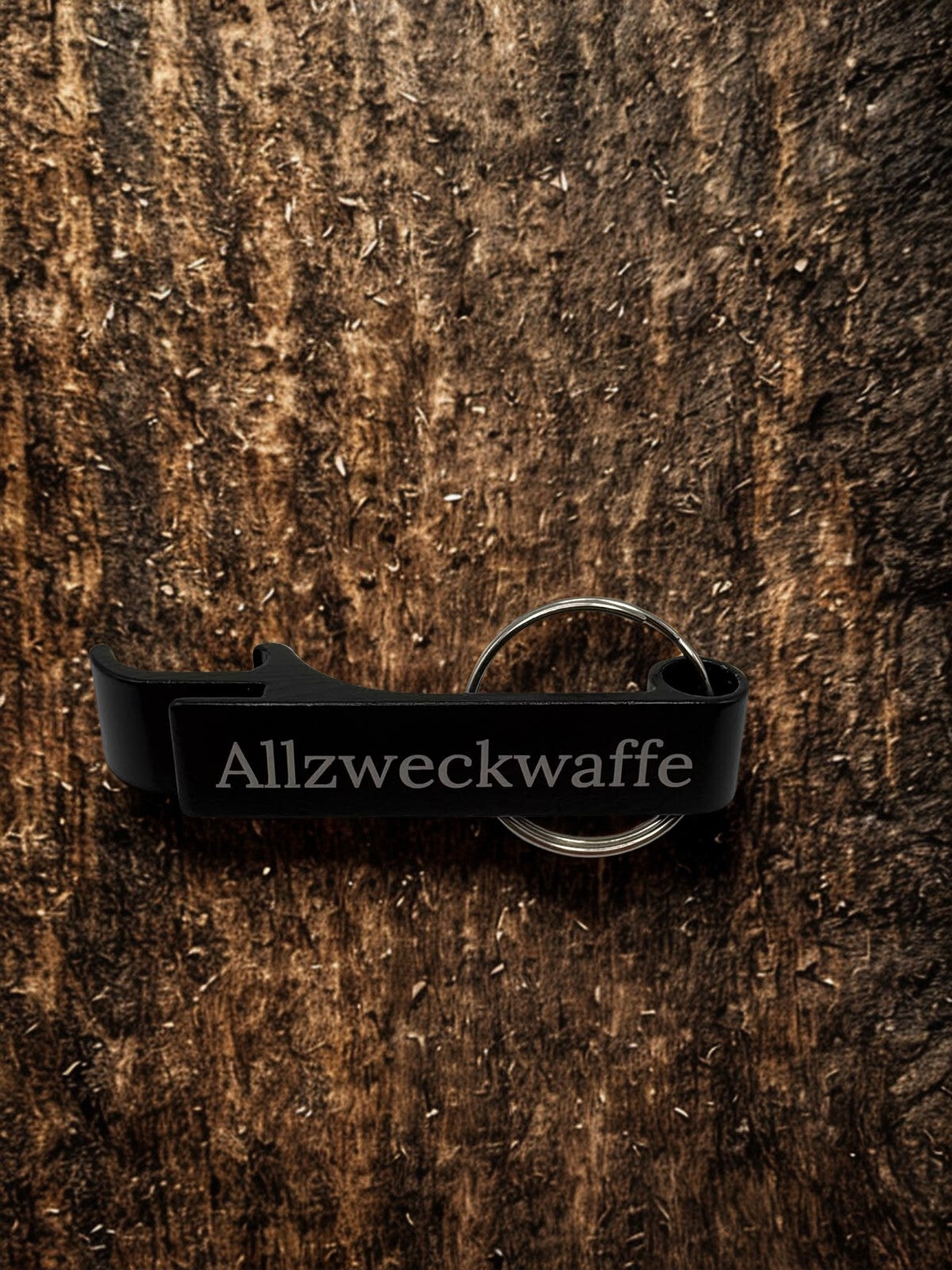 Flaschenöffner Allzweckwaffe, Robuster Schlüsselanhänger Männer, Kapselheber Metall Gravur, Cooles Geschenk für Ihn, Praktisches Gadget
