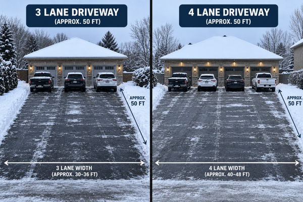 on call service for 3-4 lane driveways