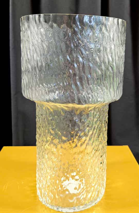Mottled Tall  Glass Vase
