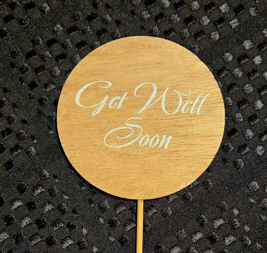 Get Well Soon Plaque