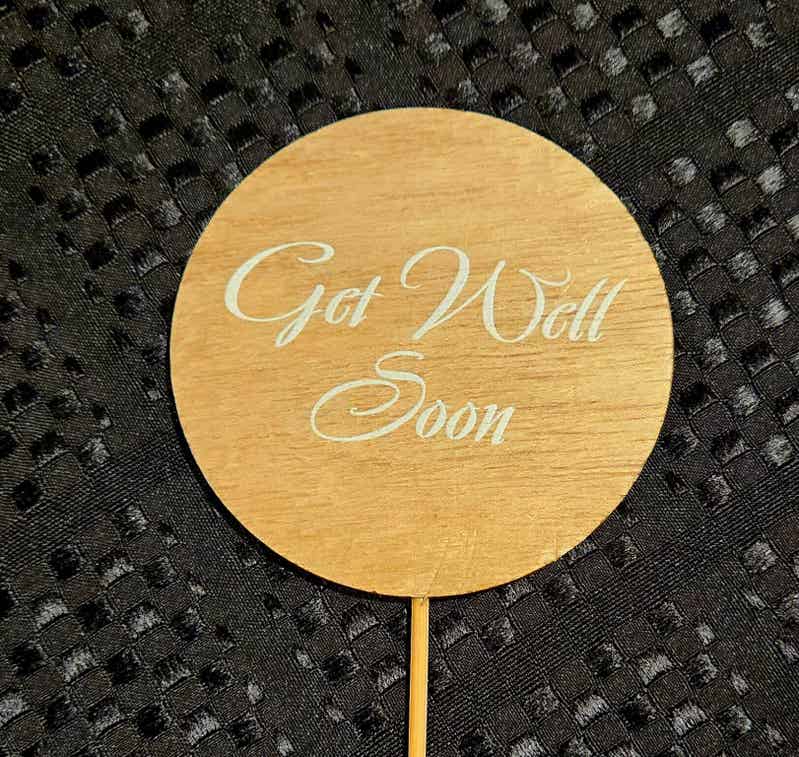 Get Well Soon Plaque