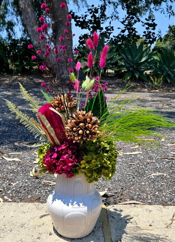 Everlasting Wild Preserved Vase Arrangement