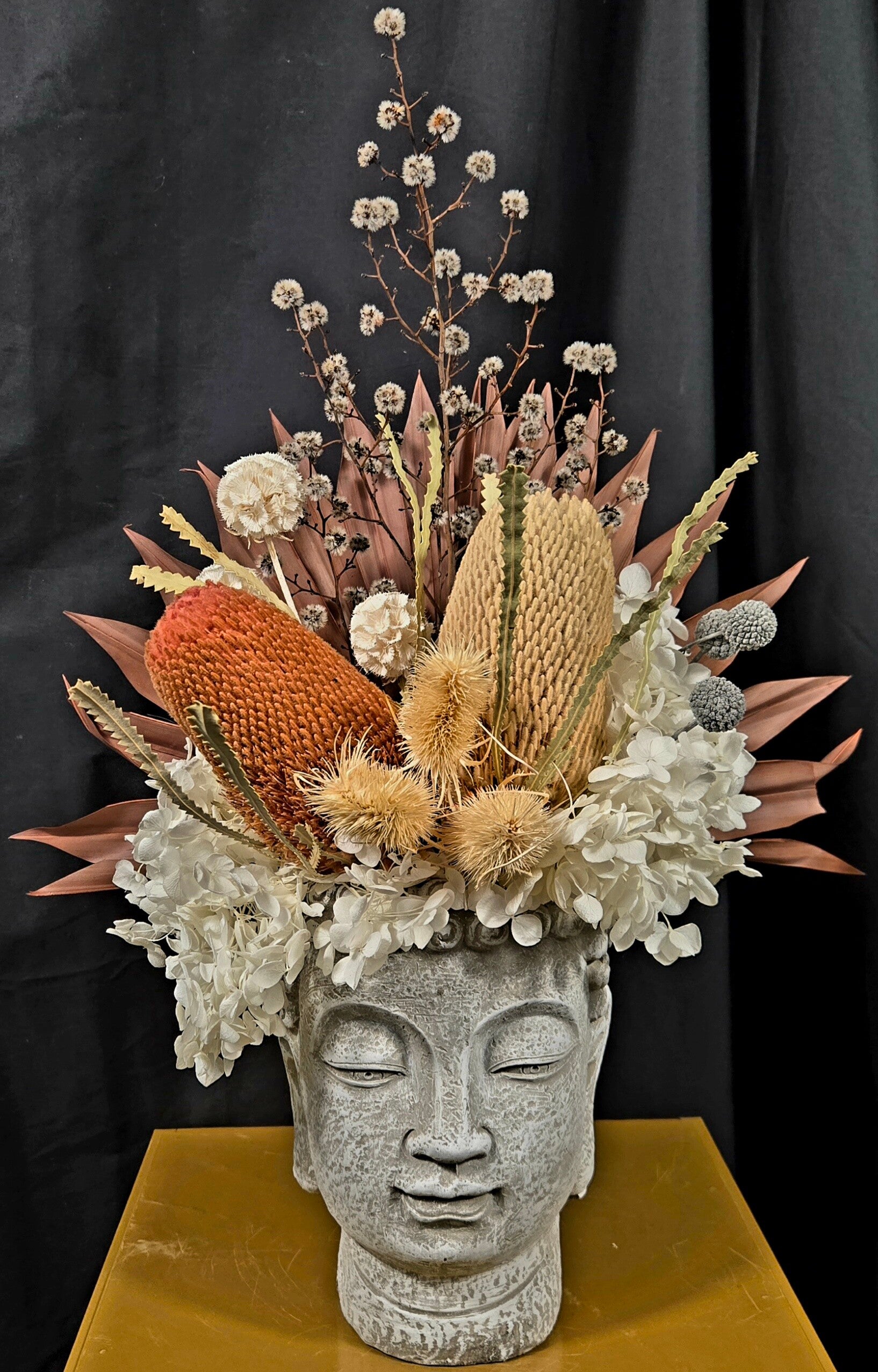 Stillness in Stone Preserved Native Arrangement