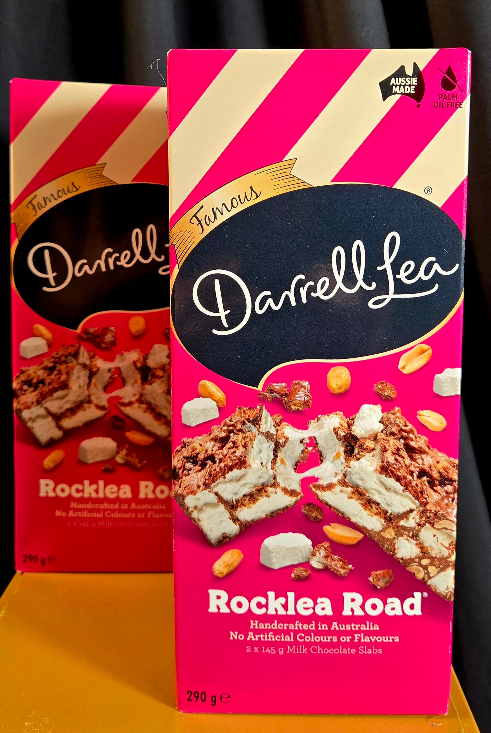 Darrell Lea Rocky Road Chocolate Slab Gift Box – 290g