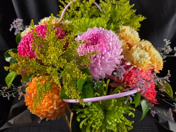 Pretty Pastel Flower Bag