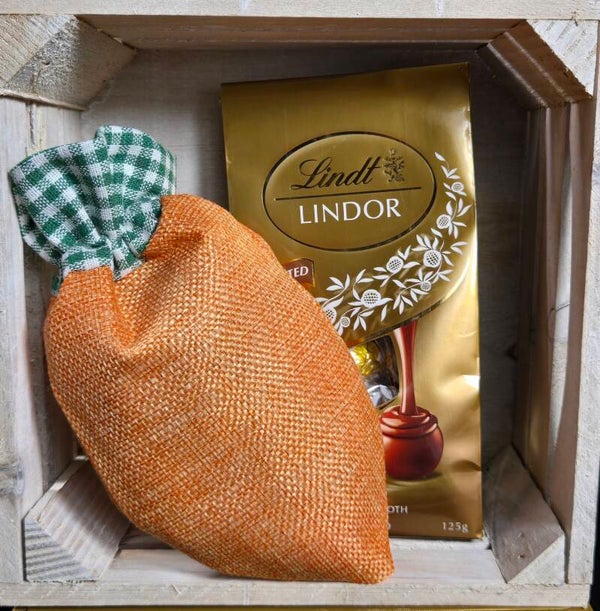 Carrot Crush Lindt or Cadbury Treat Pouch