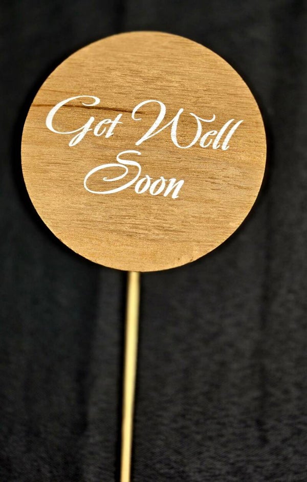 Get Well Soon Plaque / Pick