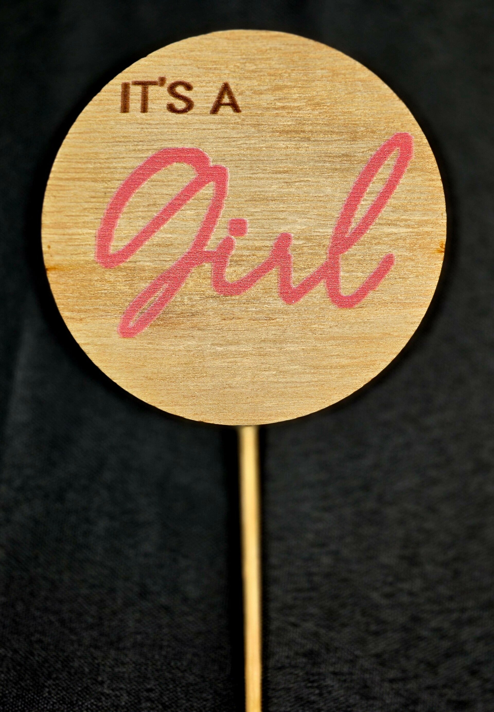 It’s a Girl Plaque / Pick