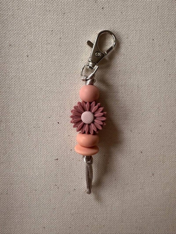 Sleutelhanger Lila  Bloemetje