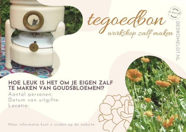 Tegoedbon Workshop Zalf maken
