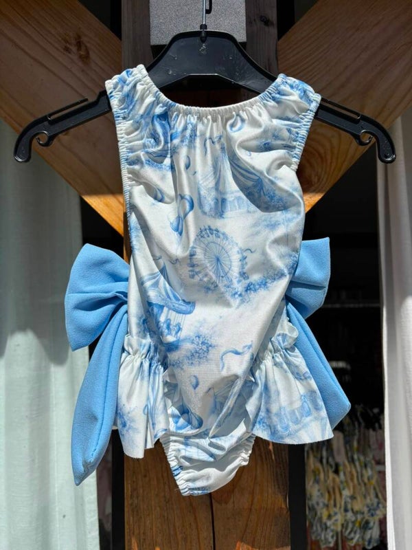 leuk badpakje blauw circus